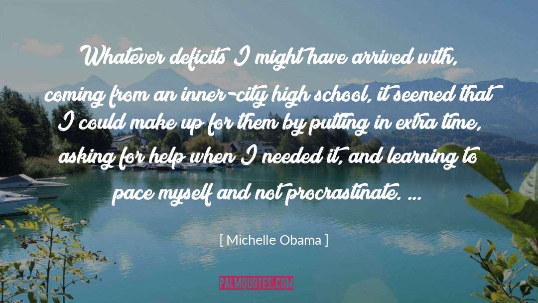 Extra Time quotes by Michelle Obama