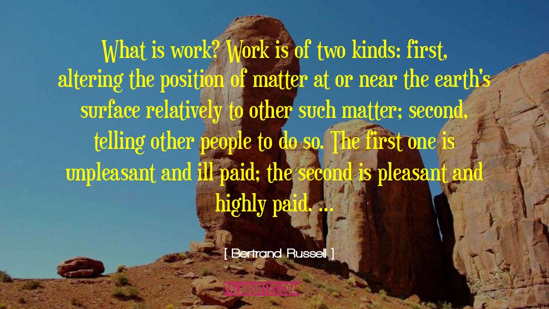Extra Work quotes by Bertrand Russell