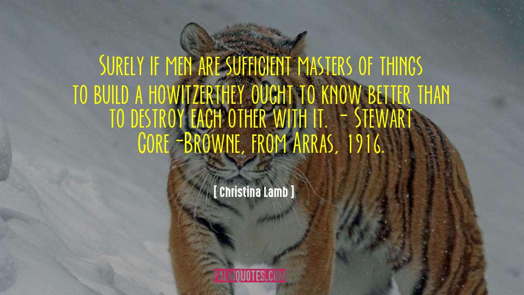 Extraliga Masters quotes by Christina Lamb