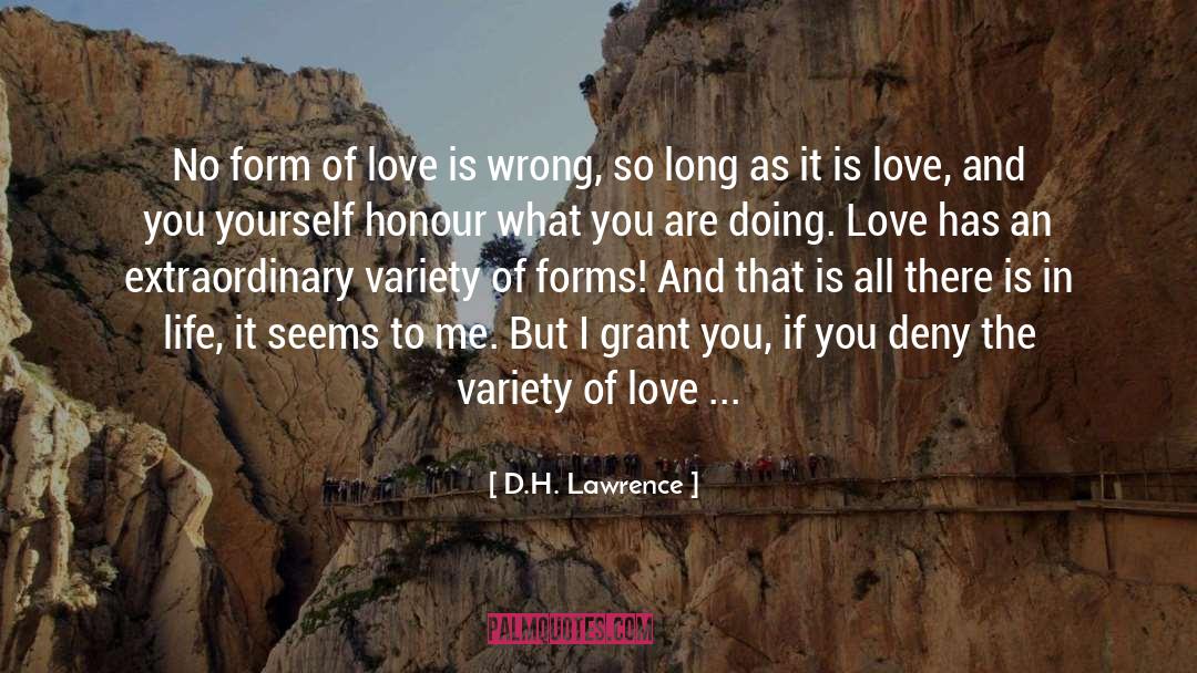 Extraordinary Love Short quotes by D.H. Lawrence