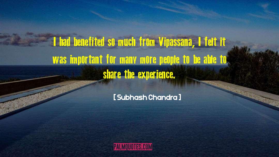 Extraordinary People quotes by Subhash Chandra