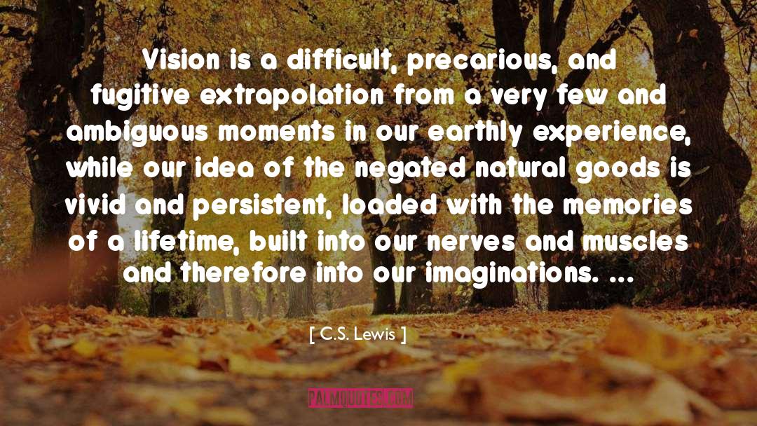 Extrapolation quotes by C.S. Lewis