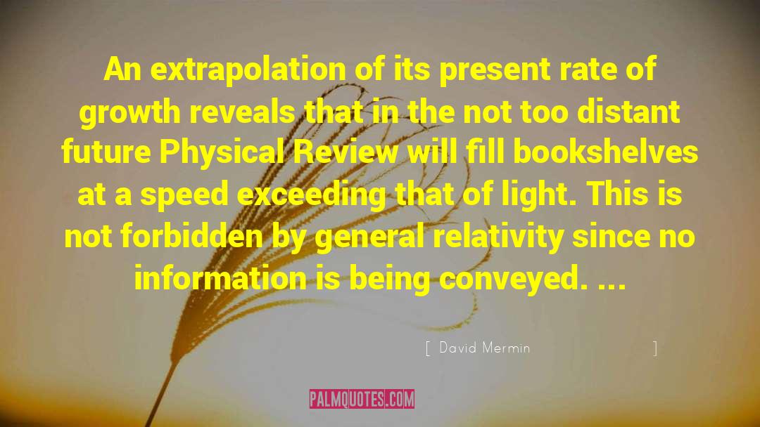 Extrapolation quotes by David Mermin