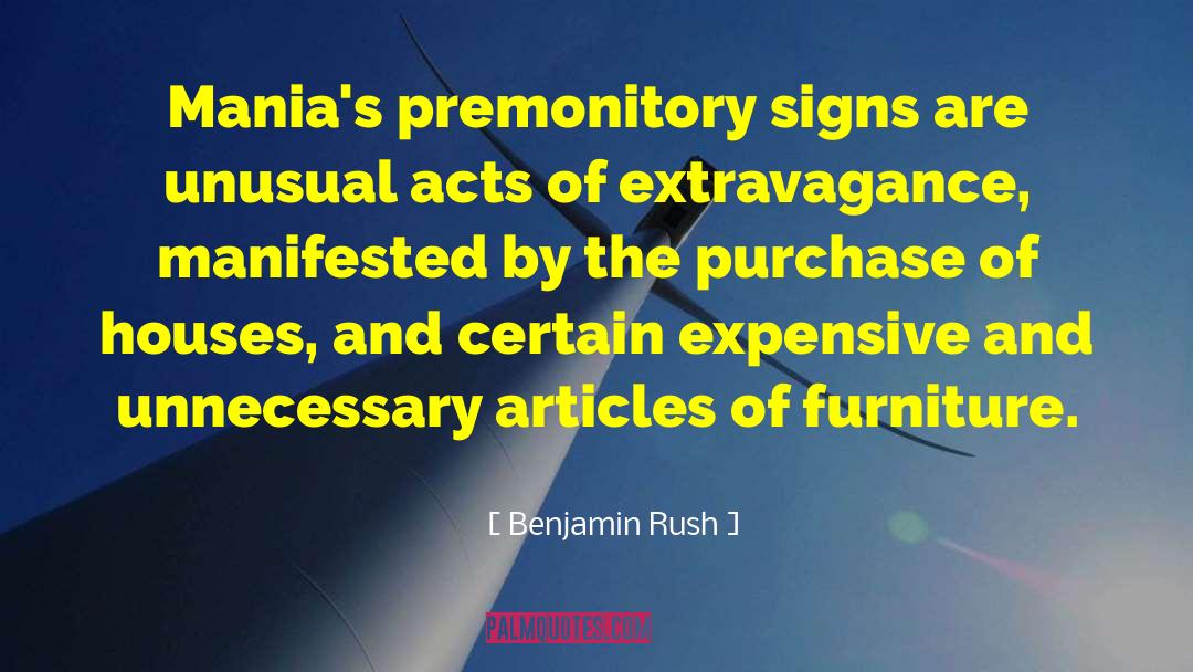 Extravagance quotes by Benjamin Rush