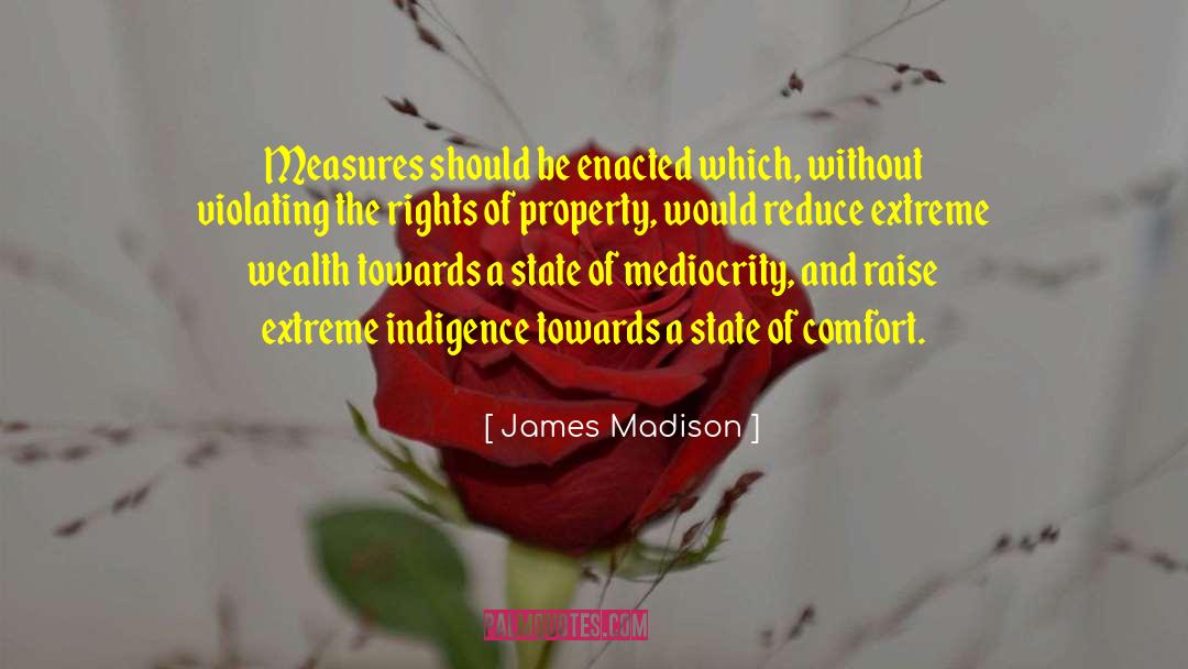 Extreme Bias quotes by James Madison