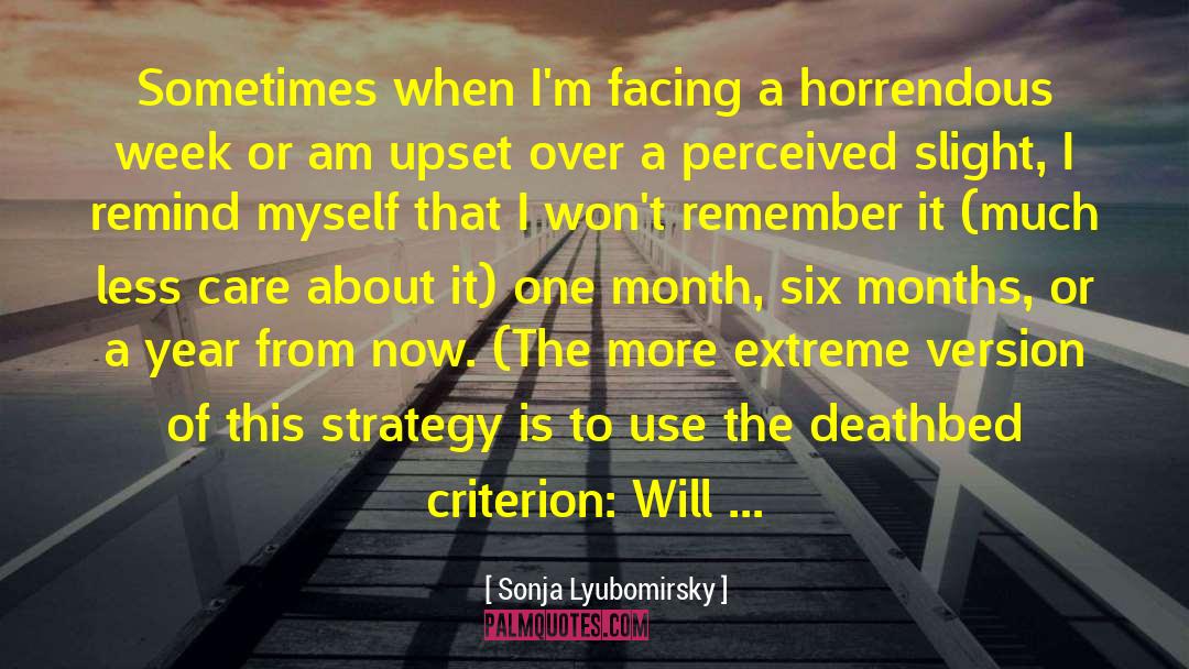 Extreme Measures quotes by Sonja Lyubomirsky