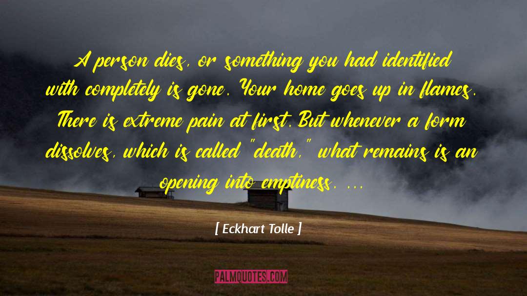 Extreme Pain quotes by Eckhart Tolle