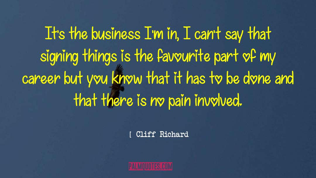 Extreme Pain quotes by Cliff Richard