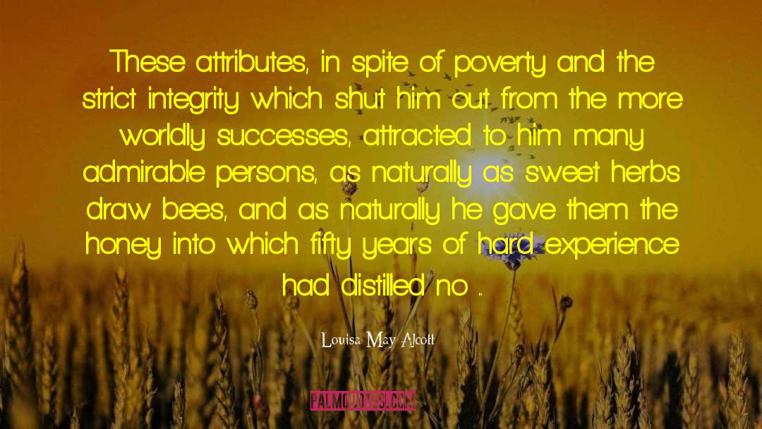 Extreme Poverty quotes by Louisa May Alcott