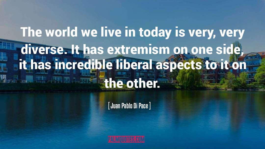 Extremism quotes by Juan Pablo Di Pace