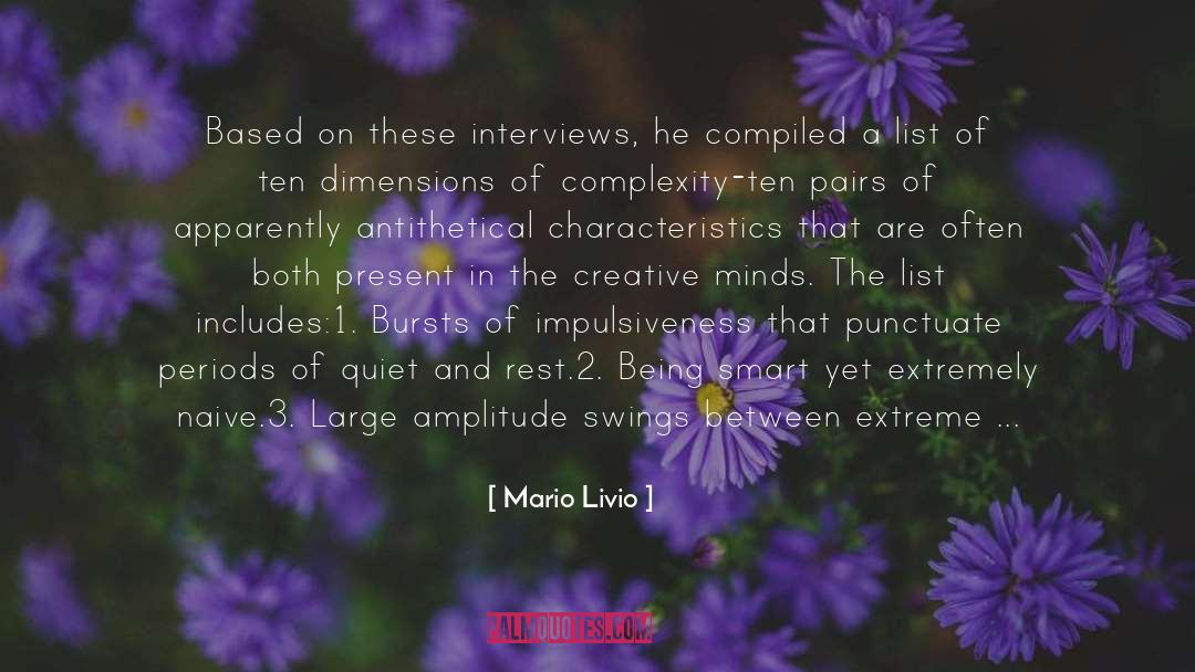 Extroversion quotes by Mario Livio