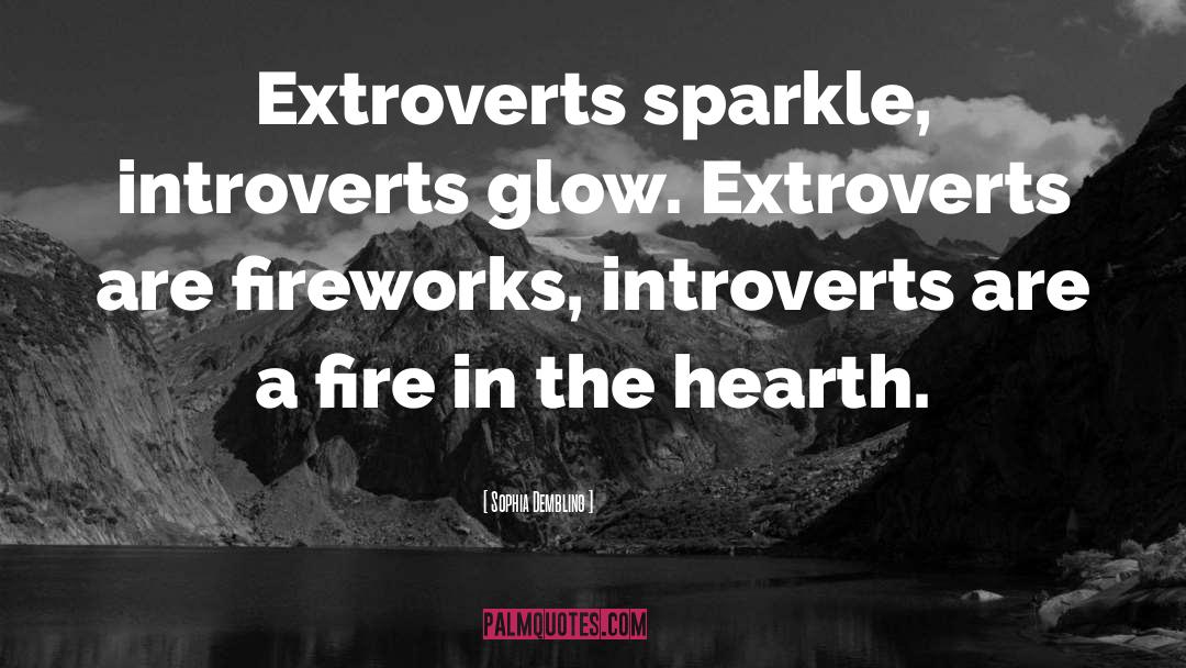 Extroverts quotes by Sophia Dembling