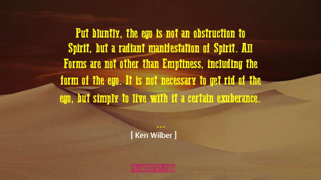 Exuberance quotes by Ken Wilber
