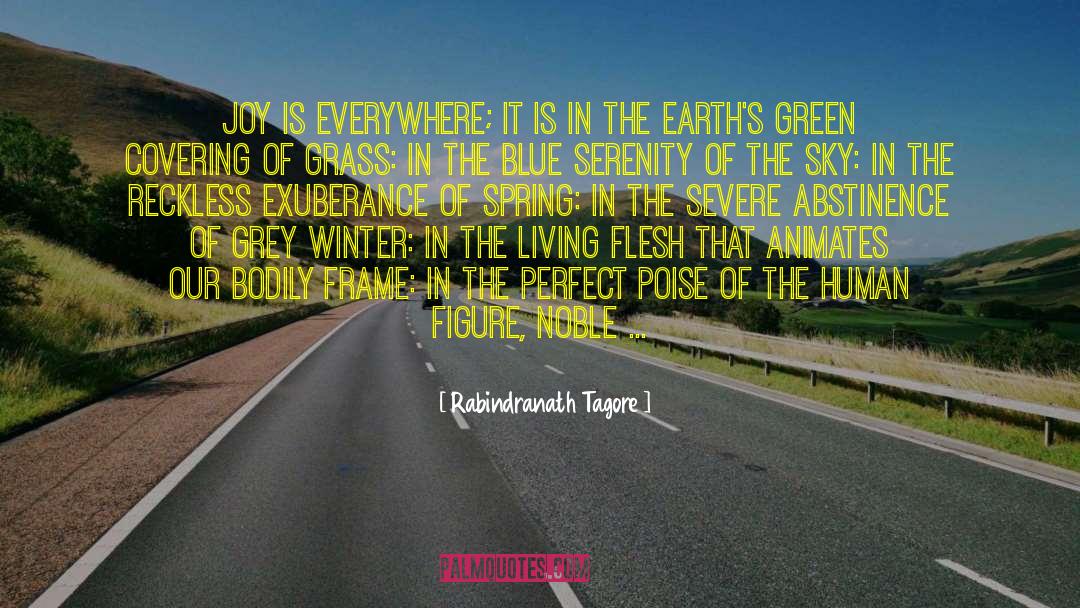 Exuberance quotes by Rabindranath Tagore