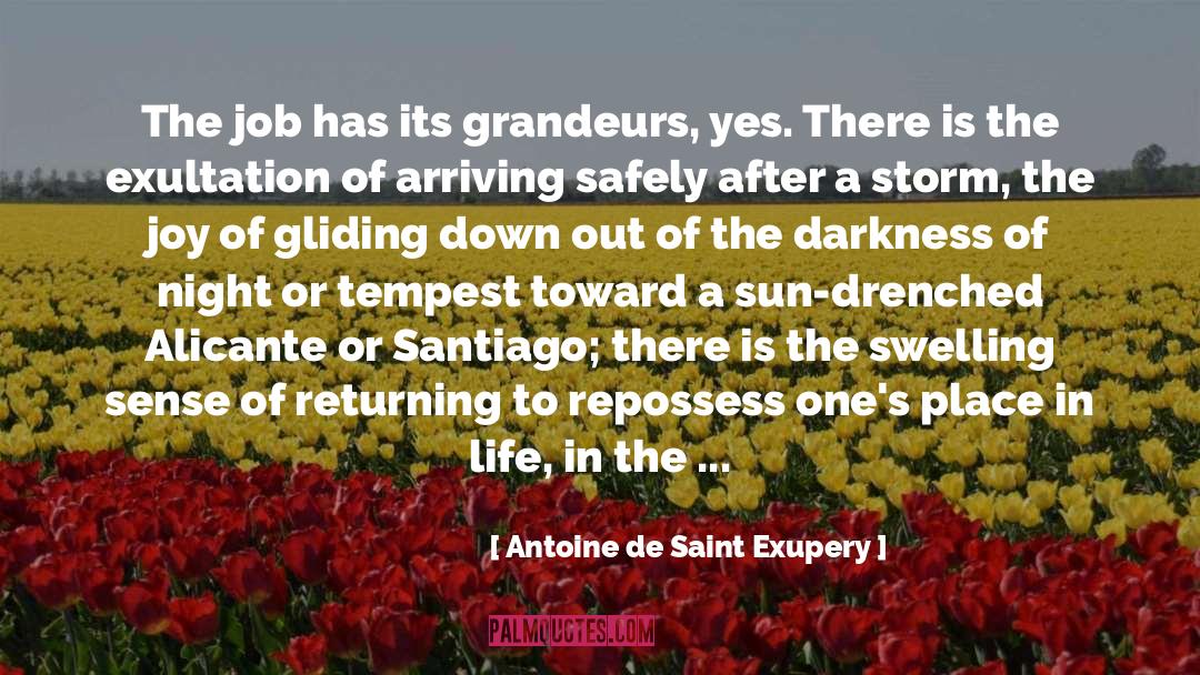 Exultation quotes by Antoine De Saint Exupery