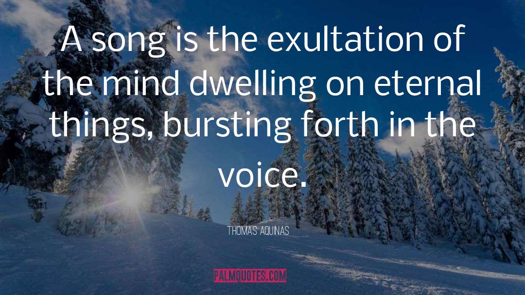 Exultation quotes by Thomas Aquinas