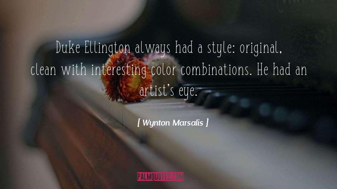 Eye Color quotes by Wynton Marsalis