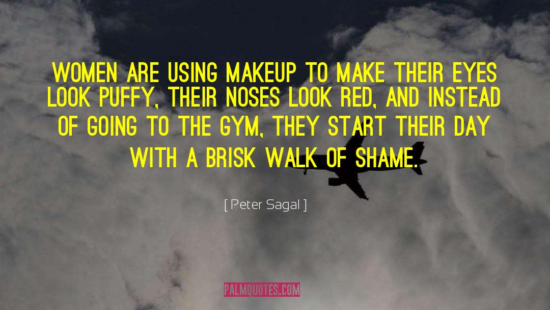 Eye Makeup quotes by Peter Sagal