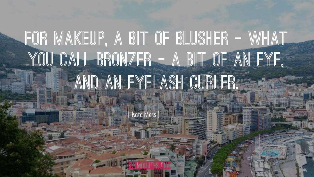 Eye Makeup quotes by Kate Moss