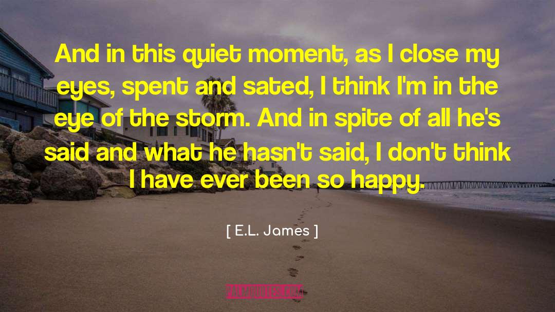 Eye Of The Storm quotes by E.L. James