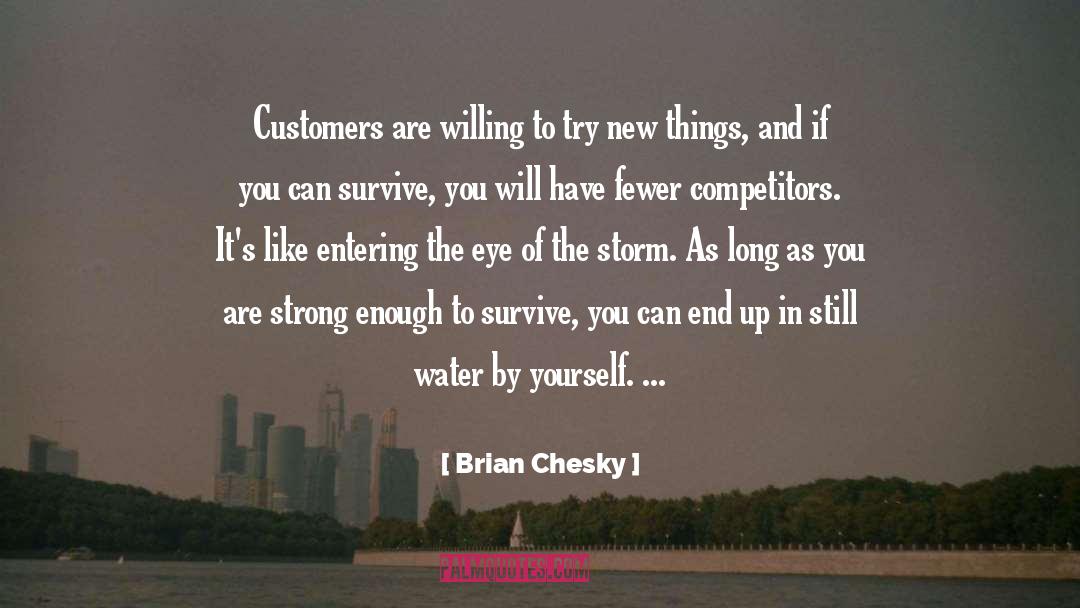 Eye Of The Storm quotes by Brian Chesky