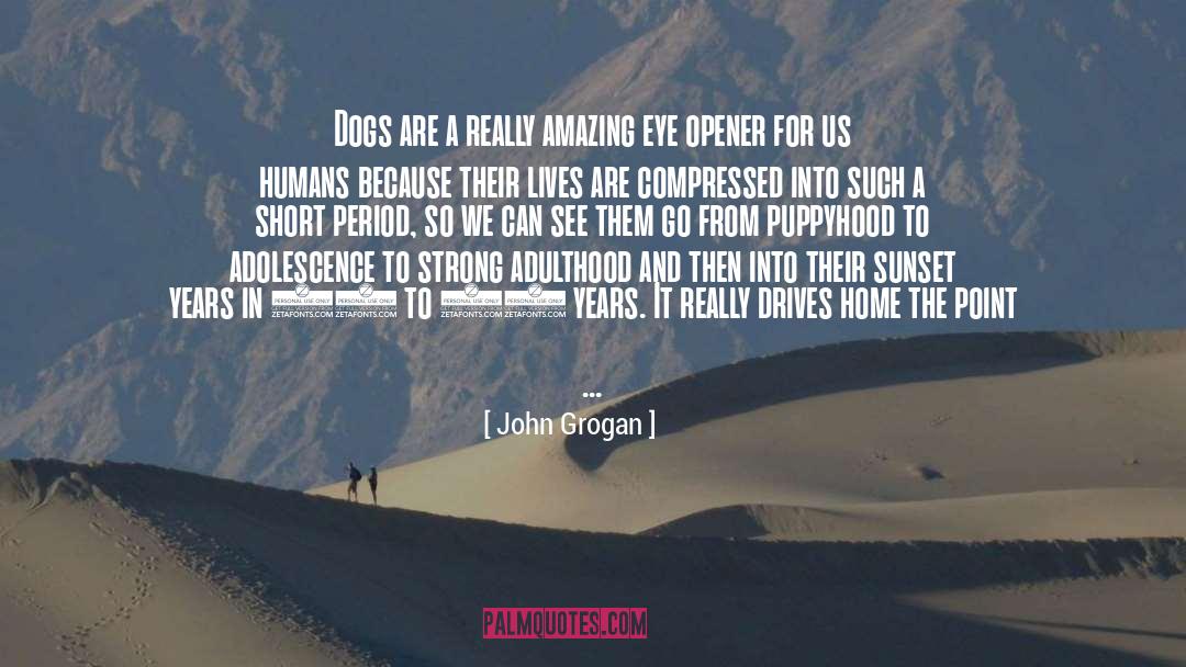 Eye Opener quotes by John Grogan