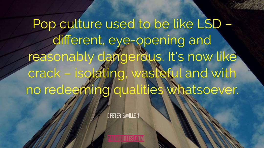 Eye Opening quotes by Peter Saville