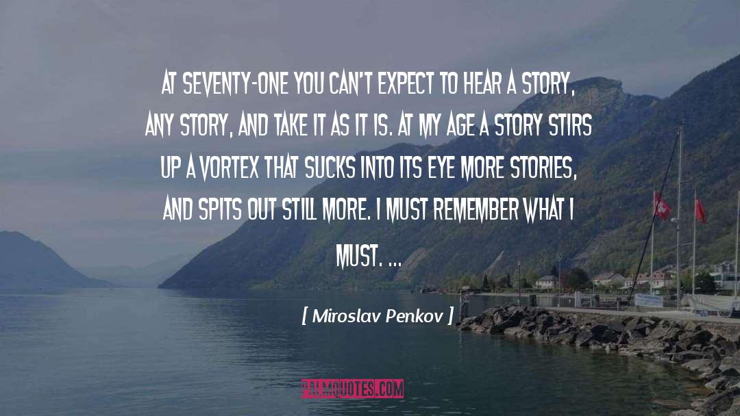 Eye Rolling quotes by Miroslav Penkov