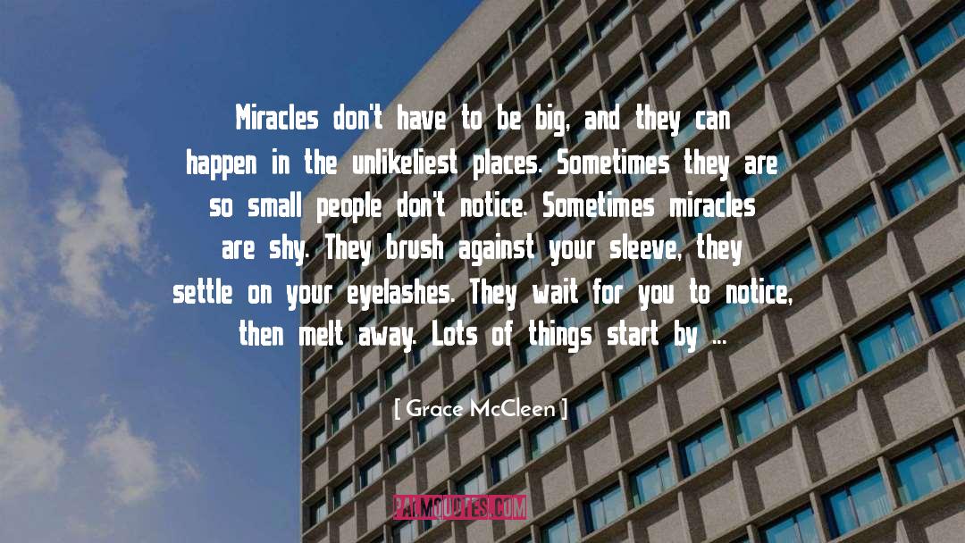 Eyelashes quotes by Grace McCleen