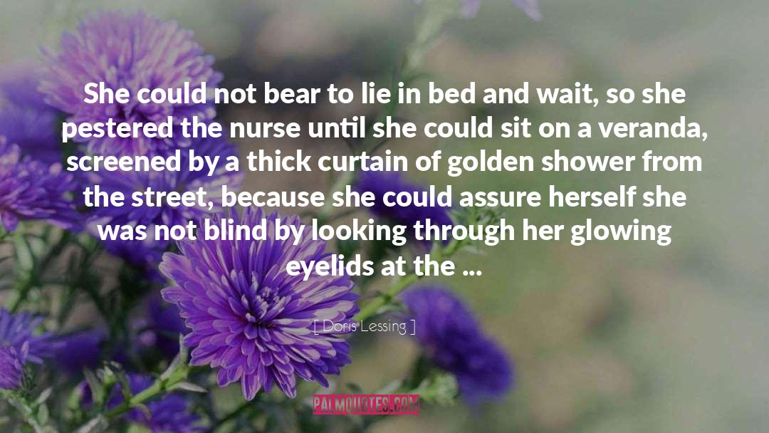 Eyelids quotes by Doris Lessing