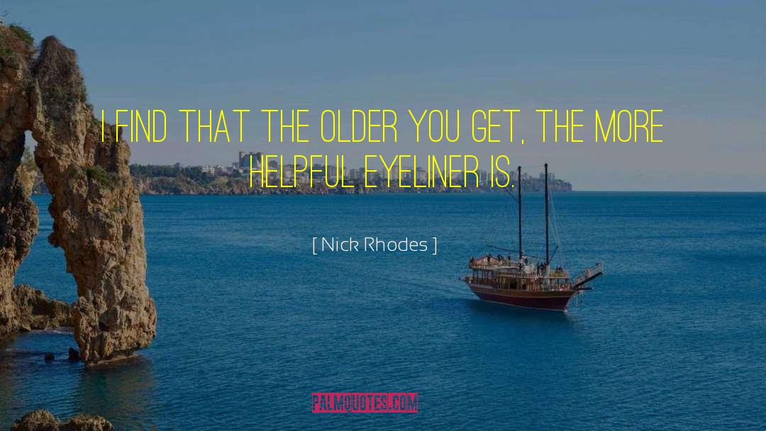 Eyeliner quotes by Nick Rhodes