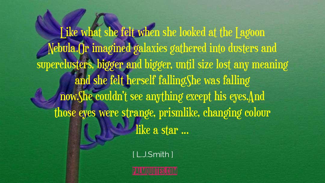 Eyes Like Blue Fire quotes by L.J.Smith