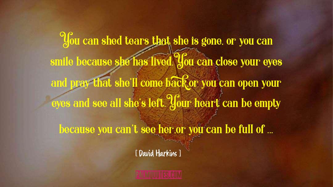 Eyes Love quotes by David Harkins