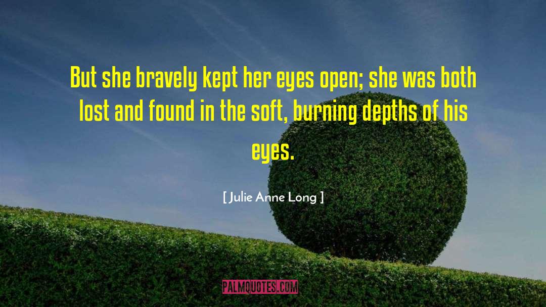 Eyes Love quotes by Julie Anne Long