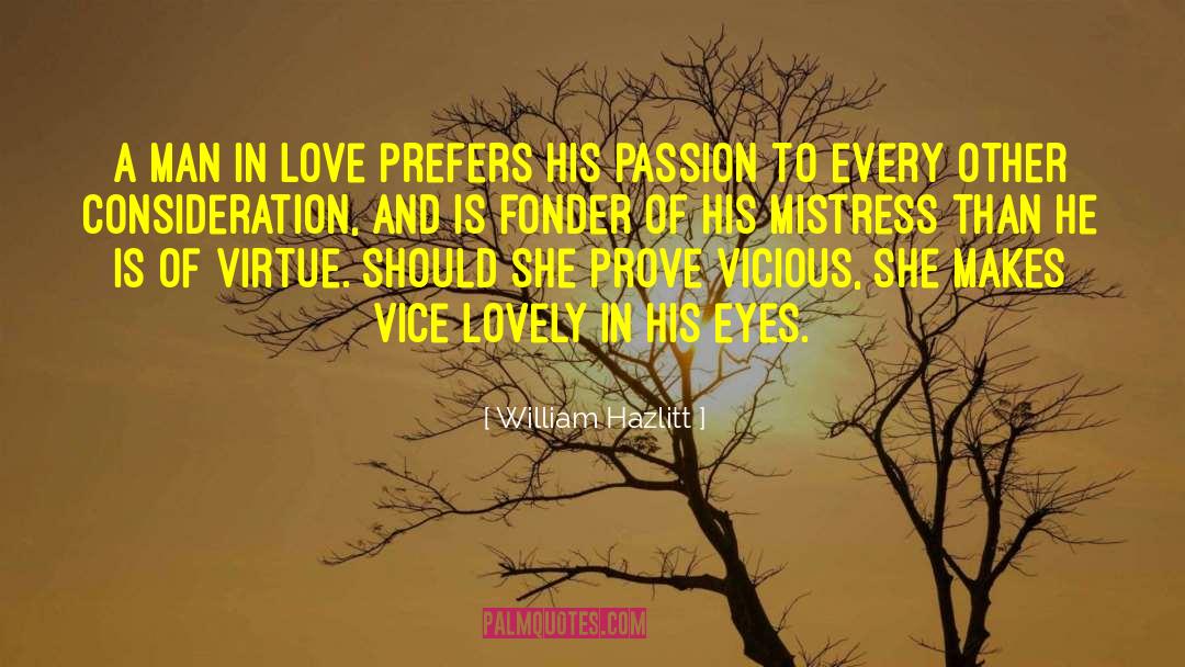 Eyes Love quotes by William Hazlitt