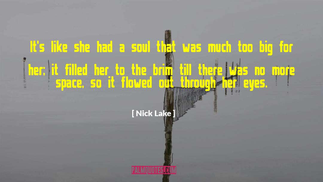 Eyes Soul Quote quotes by Nick Lake