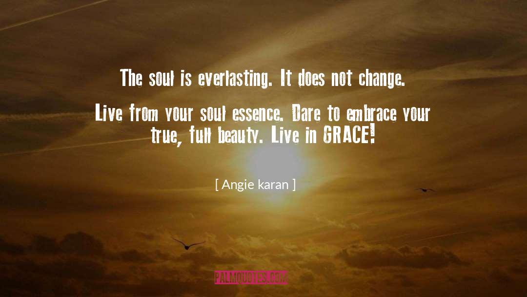 Eyes Soul Quote quotes by Angie Karan