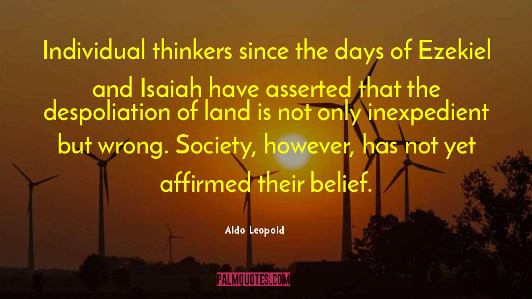 Ezekiel Mutua quotes by Aldo Leopold