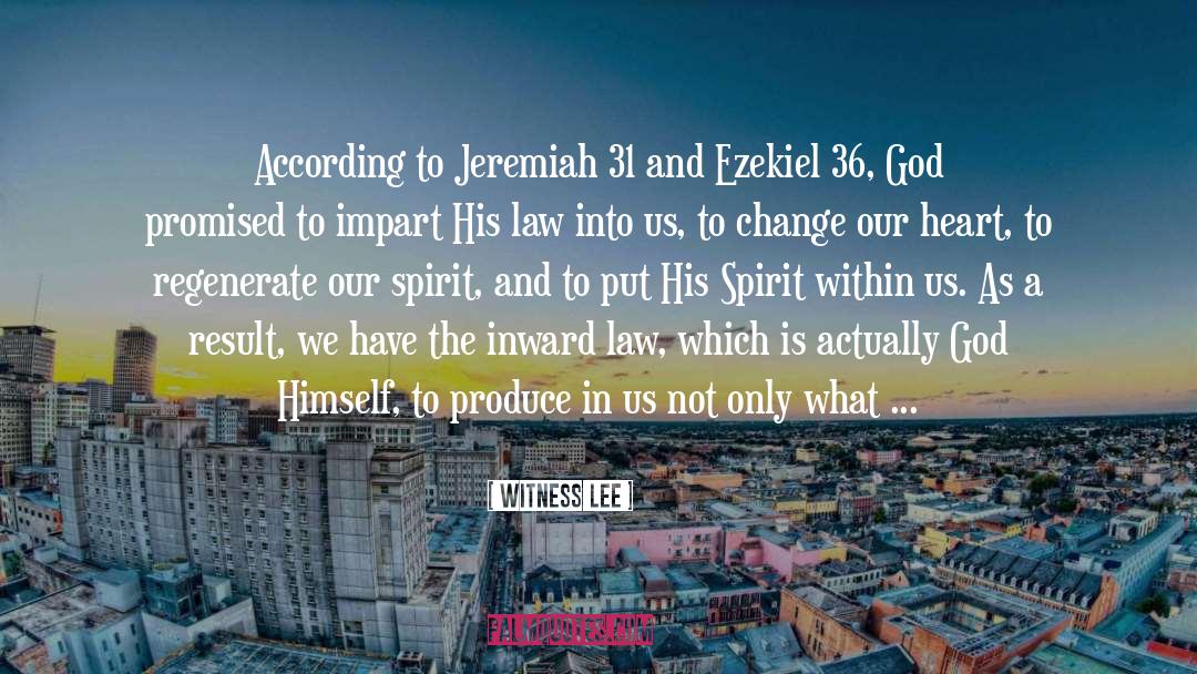 Ezekiel quotes by Witness Lee