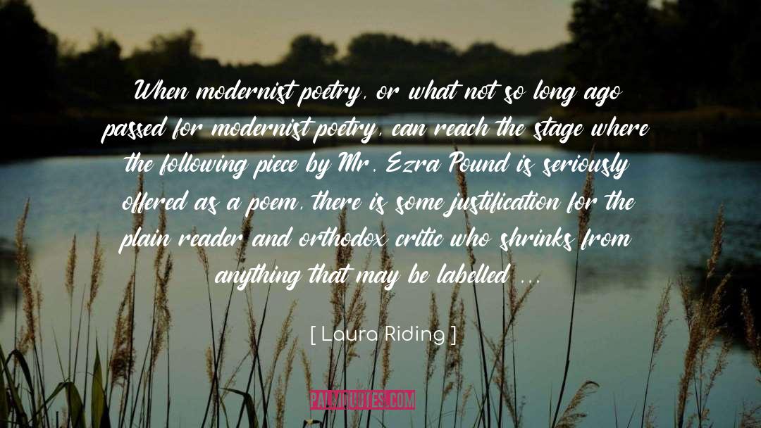Ezra Pound quotes by Laura Riding
