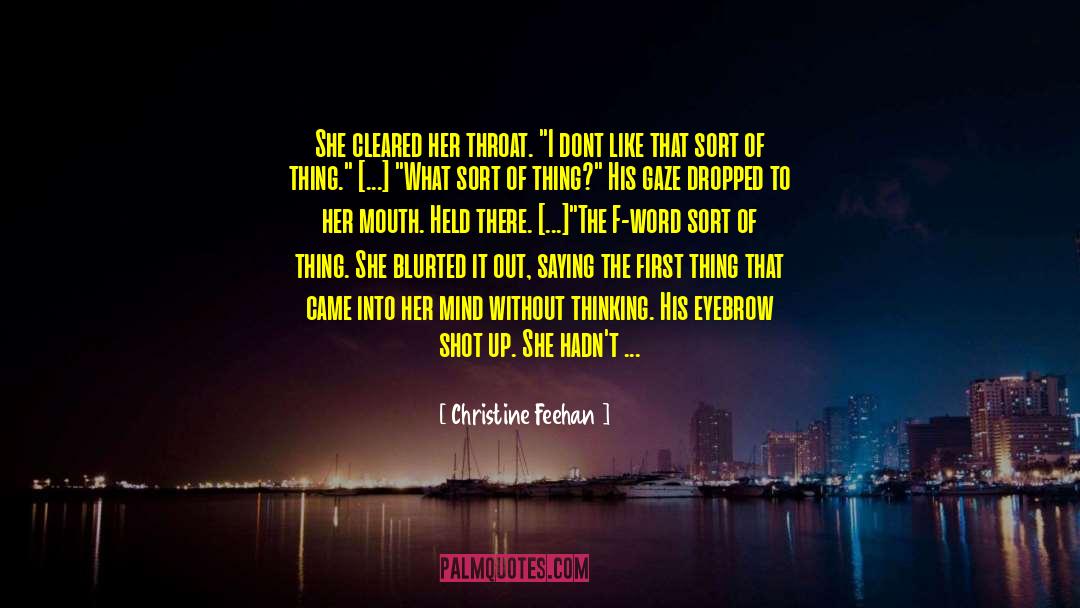 F Word quotes by Christine Feehan