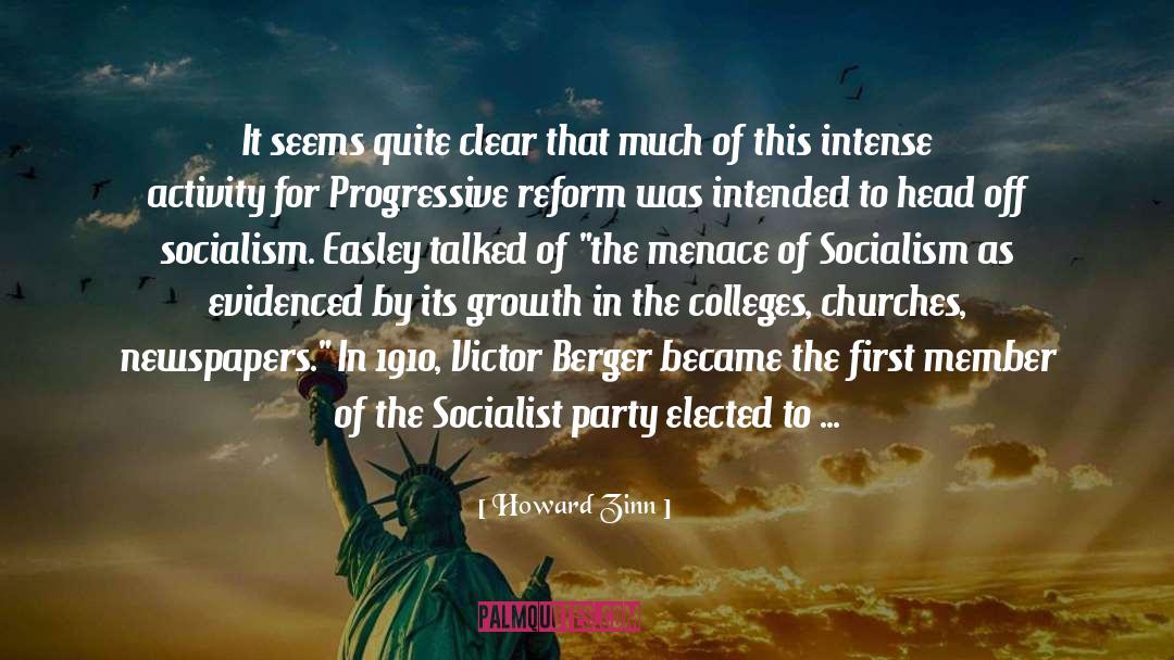 Fabian Socialism quotes by Howard Zinn