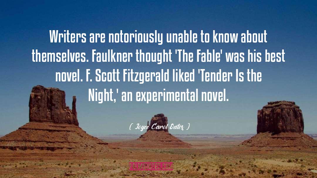 Fable quotes by Joyce Carol Oates