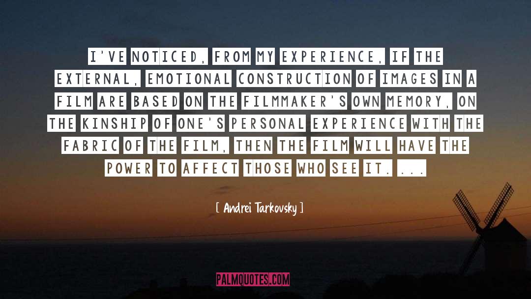 Fabric quotes by Andrei Tarkovsky