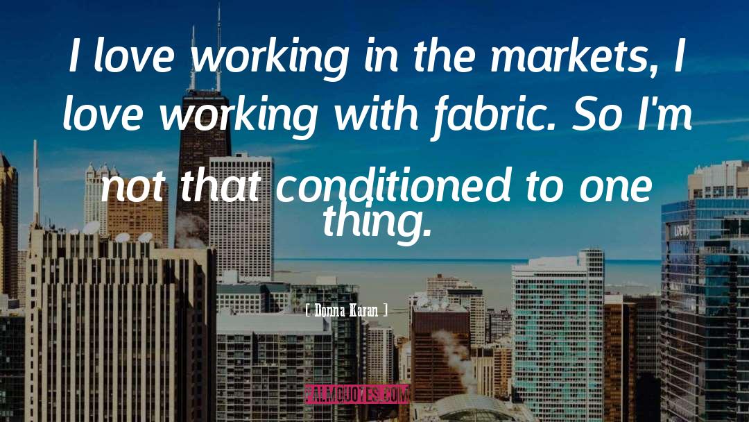 Fabric quotes by Donna Karan