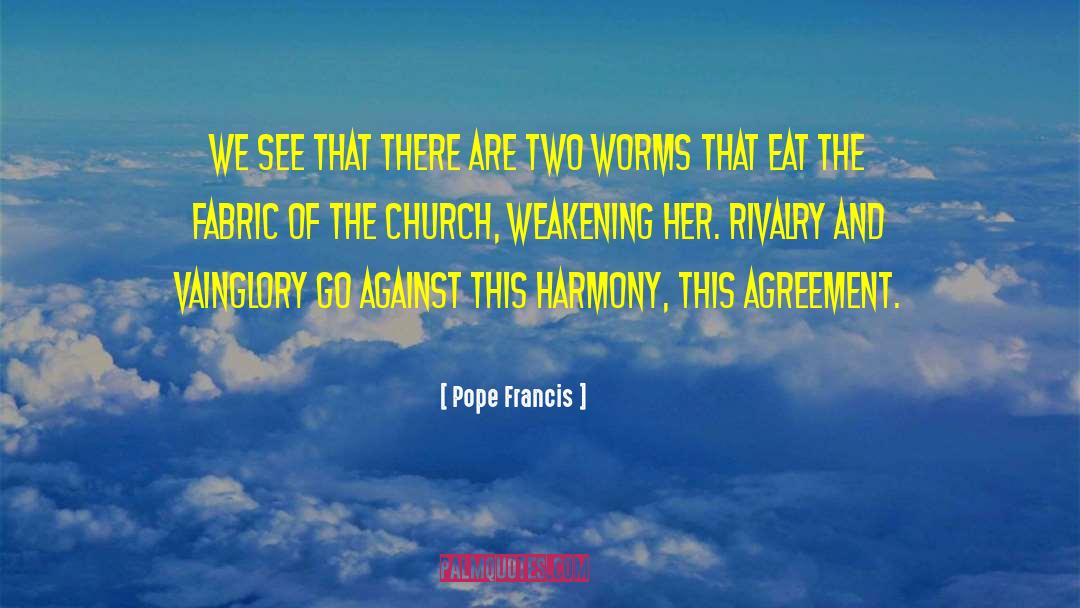 Fabric quotes by Pope Francis