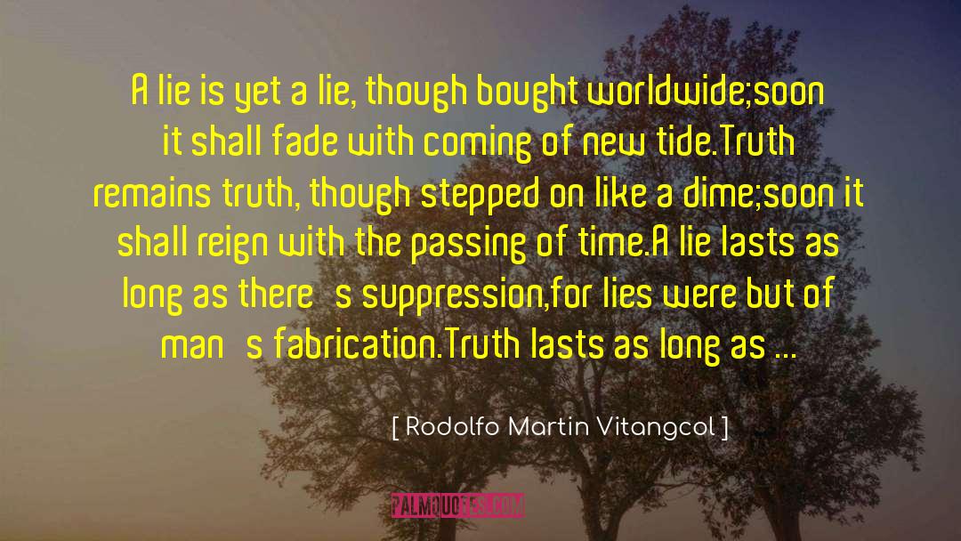 Fabrication quotes by Rodolfo Martin Vitangcol