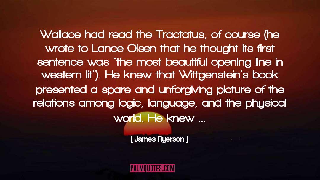 Fabulous Opening Line quotes by James Ryerson