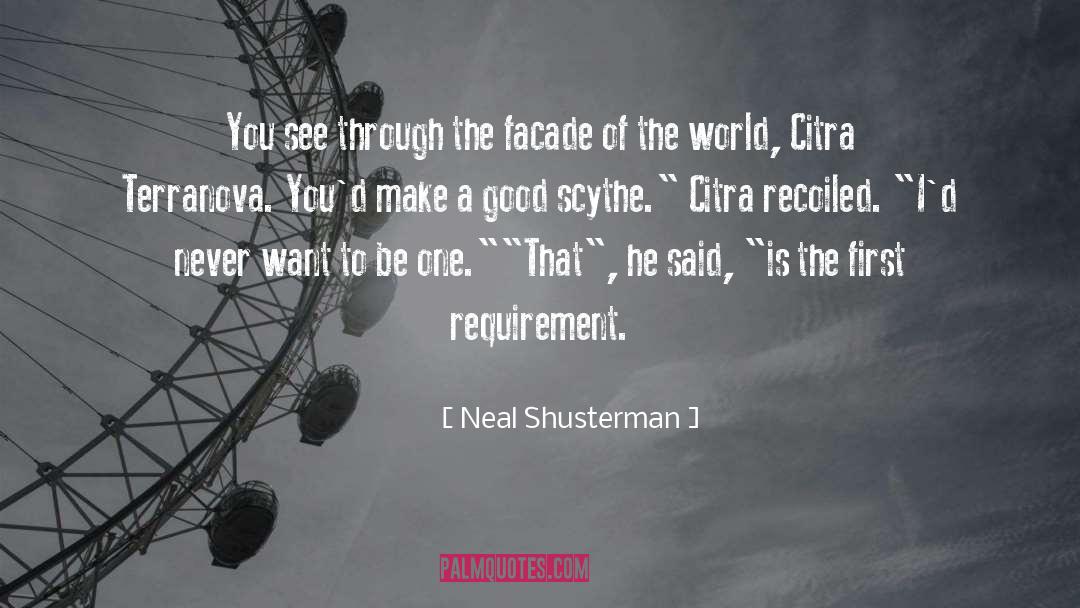 Facade quotes by Neal Shusterman