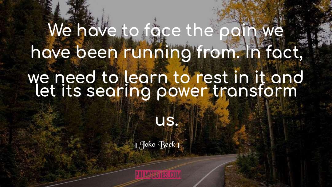 Face Fears quotes by Joko Beck